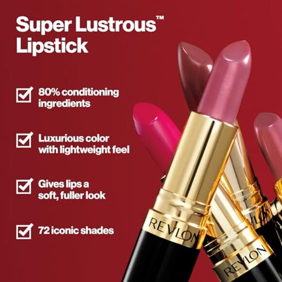 REVLON Super Lustrous Lipstick New - Picture 2 of 3